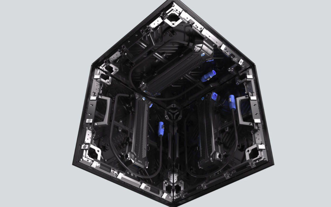 Dicolor US-391 LED corner cabinet configuration